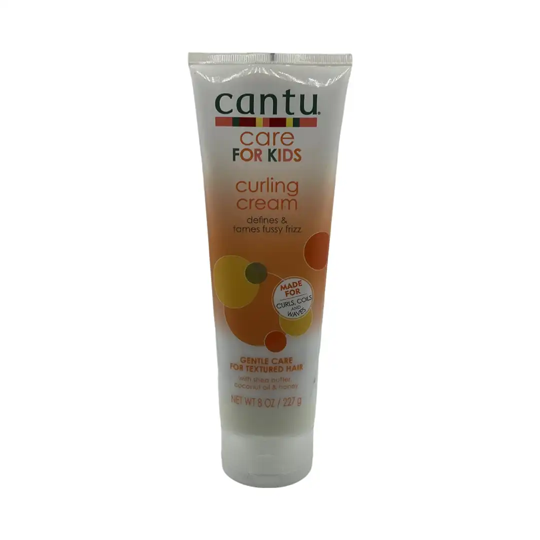 care for kids curling cream - defines & tames fuzzy frizz-cantu