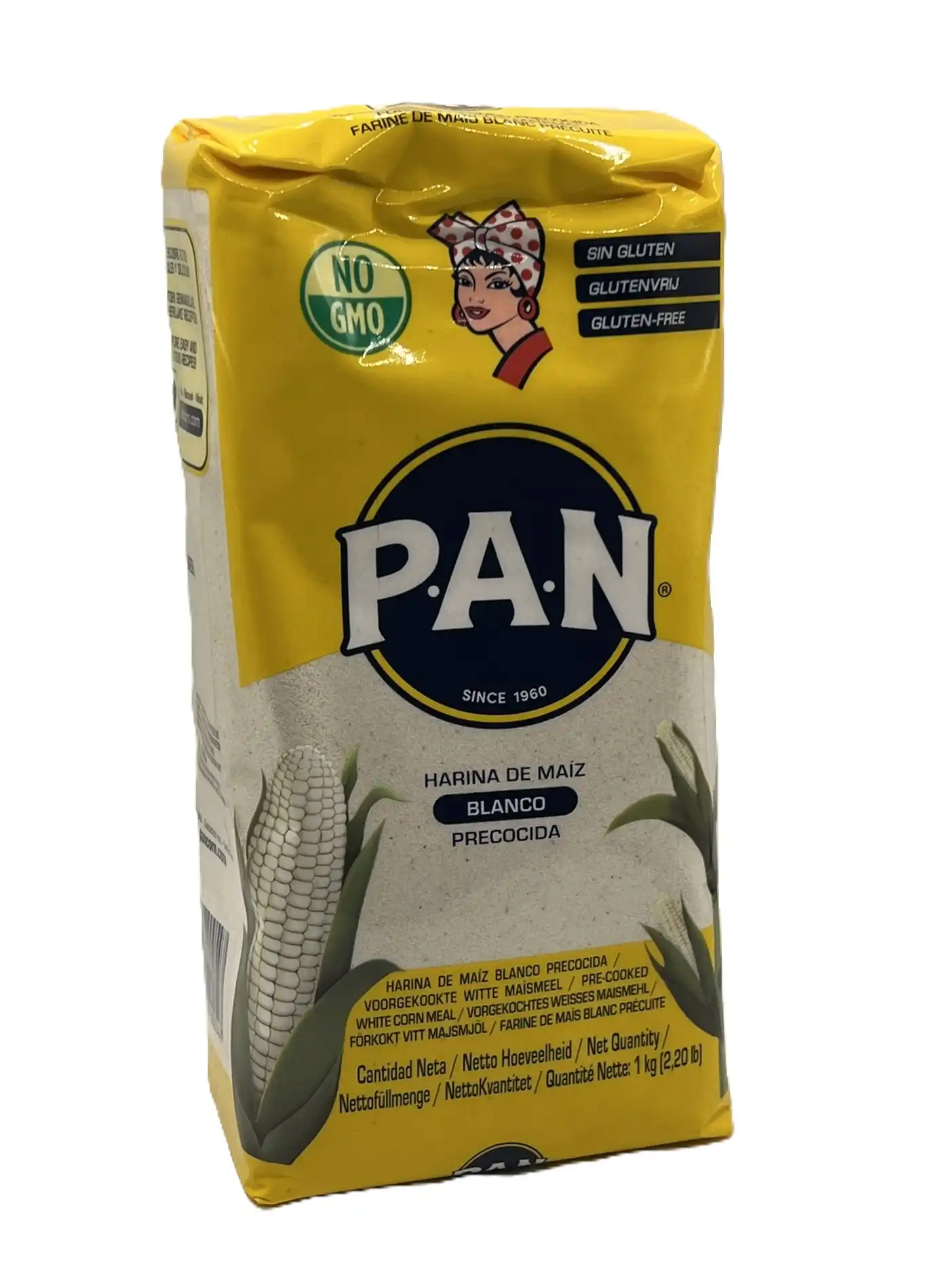 blanco (pre-cooked white corn meal)-P.A.N