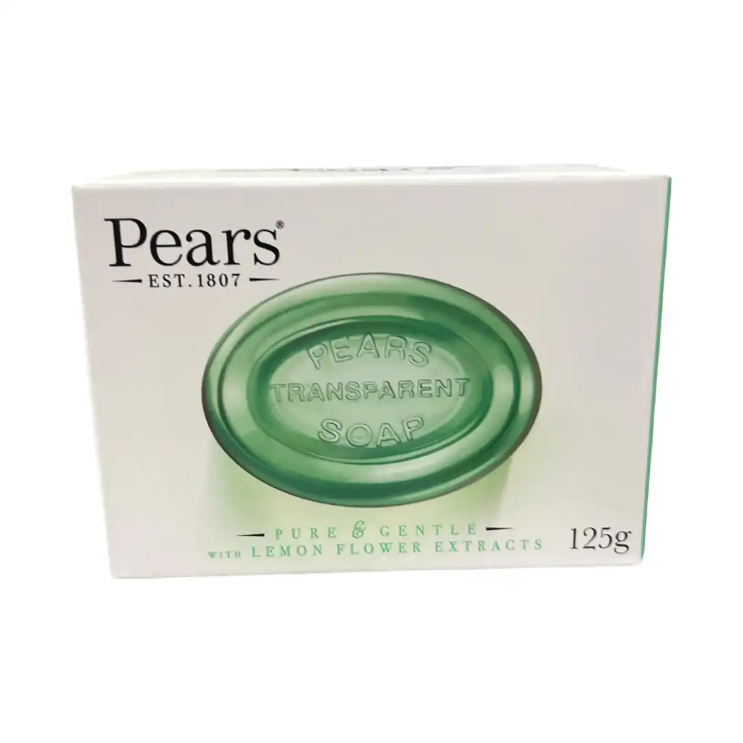Pears transparent soap with lemon leave extracts 