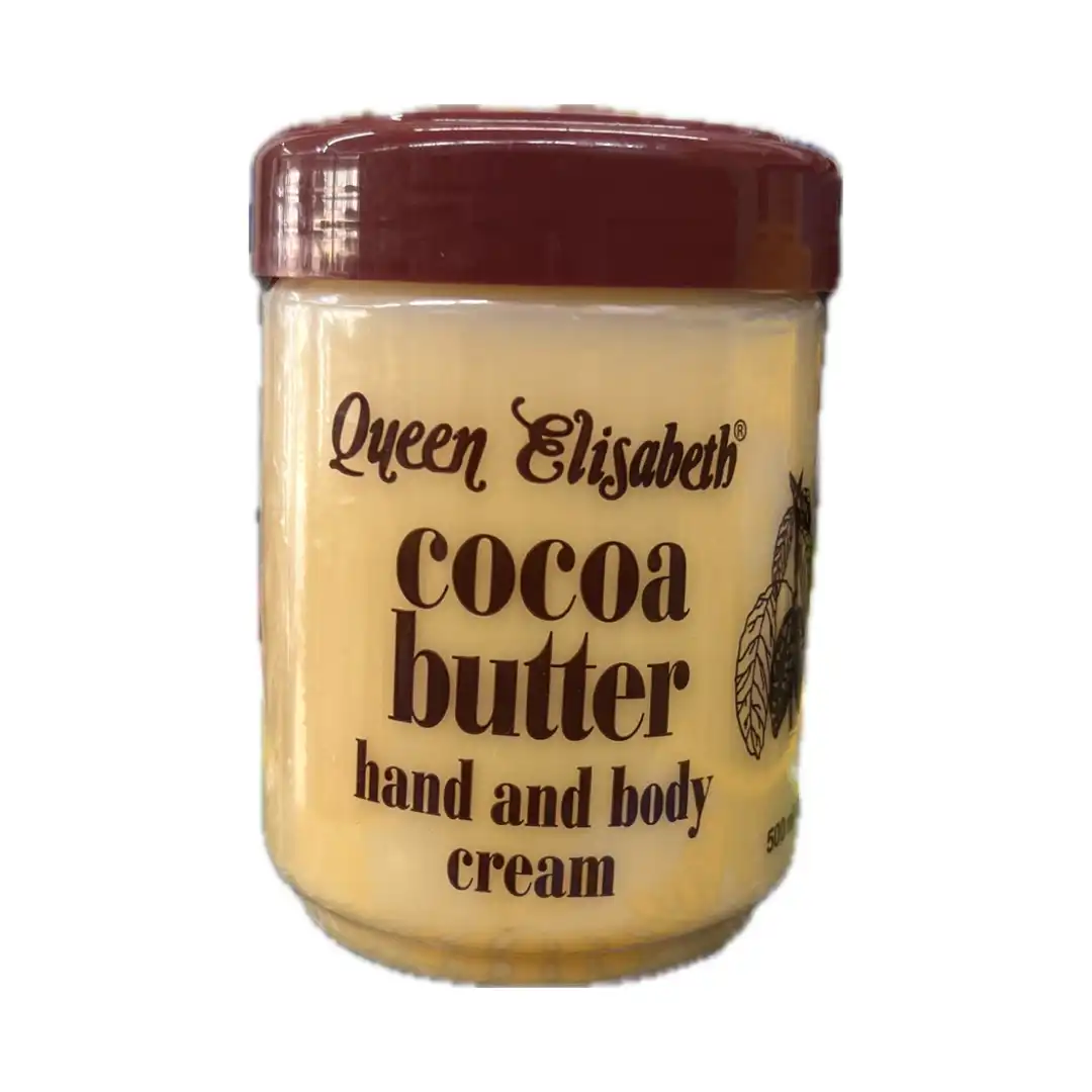 Queen Elizabeth cocoa butter hand and body cream 